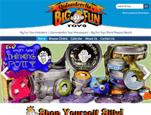 Tablet Screenshot of bigfuntoys.com